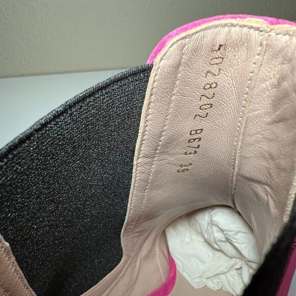 NIB Escada Women's Ankle Booties Pink Size 8.5 - Picture 6 of 8